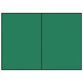 Faltkarte Rössler Paperado, B6 hoch doppelt, tannengrün