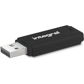 USB-stick Integral Black 3.0, 128 GB, zwart