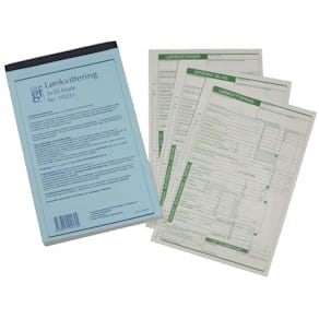 Standardblok, NoName, hvid karton a 5 stk