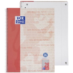 Collegeblock Oxford OPTIK PAPER®, A4+, 80 Blatt, kariert, Doppel­