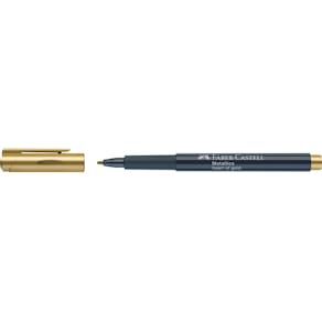 Faserschreiber Faber-Castell Metallics, heart of gold