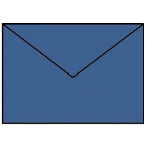 Briefhülle Rössler Coloretti, C6, 5 St., jeans