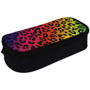 Schüleretui DONAU Neon Safari Leopard, klein