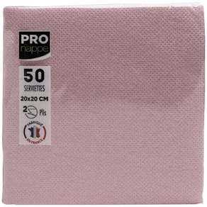 Servett PRONAPPE 20x20cm g.rosa 50/fp