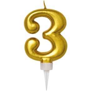 Kakelys JOKER gull 8cm 3