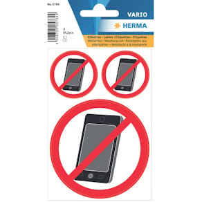 Hinweisetiketten HERMA „Kein Handy“