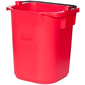 Eimer Rubbermaid Commercial, 5L, rot, 220x205x215mm