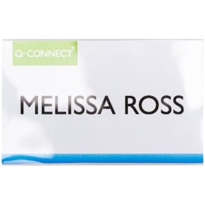 Namensschild Q-CONNECT Soft Magnet, 25 St., transparent