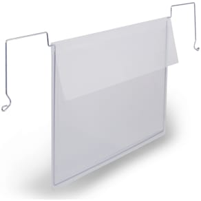 Sichttasche Durable mit Klappe, A4 quer, 50 St., transparent