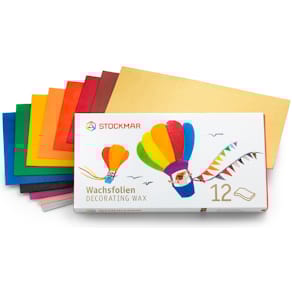 Wachsfolie Stockmar, 20 x 10 cm, 12 St