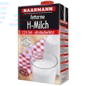 H-Milch Naarmann 1,5% Fett, 12x1L
