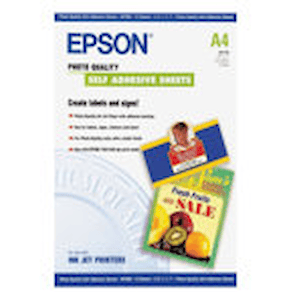 Epson Photo Quality Self Adhesive Sheets - Självhäftande - A4