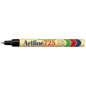 Permanent marker Artline 0,4 mm sort, EK-725, pk/12