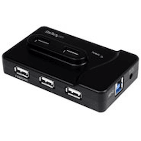 StarTech.com USB 3.0-/USB 2.0-kombohubb med 6 portar och 2A
