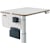 Bureau ophangbord Leitz Ergo, klein, ft 42 x 25 cm