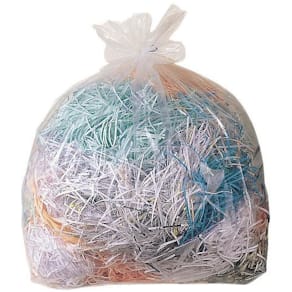Avfallssäckar Dokumentförstörare REXEL 80L, plast, 100/rl
