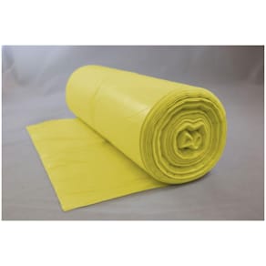 Plastsäck Riskavfall 125L 70my gul 10/rl