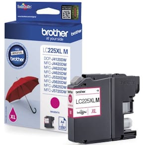 Blekk BROTHER LC225XLM HC magenta