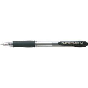 Kuglepen Pilot Super Grip G 0,7 mm sort, 12 stk