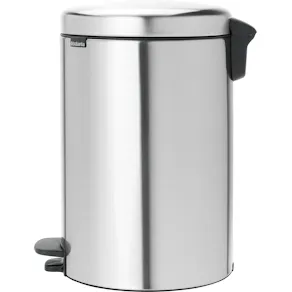 Papperskorg BRABANTIA Pedalhink Newicon 20L Matt stål