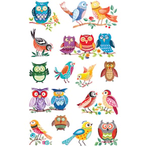 Schmucketiketten Avery Zweckform Creative, Vögel