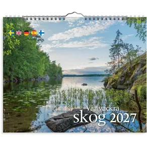 Väggkalender Vår vackra skog 2027