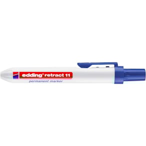 Permanentmarker edding retract 11, 1,5–3 mm, blau