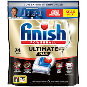 Geschirrspültabs Finish Ultimate Plus Fresh Caps, 74 St.