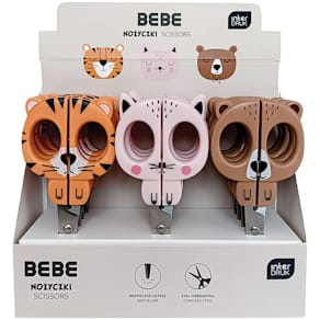 Kinderschere INTERDRUK BEBE Friends, rund, sortiert, 130 mm