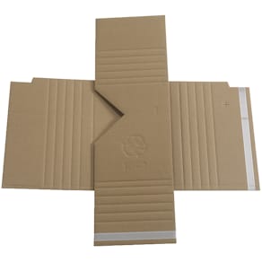 Krydspack, indre dim: 250 x 182 x 100 mm 2-lags,EE-flute, 4.000