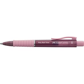 Kugelschreiber Faber-Castell Poly Ball View, rose shadow