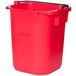 Eimer Rubbermaid Commercial, 5L, rot, 220x205x215mm