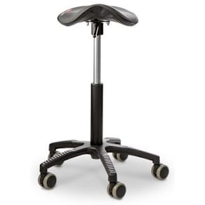 Sadelstol GET UP SADDLE konstläder svart