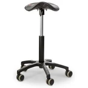 Sadelstol GET UP SADDLE konstläder svart