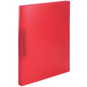 Ordner HERMA, A4, transluzent rot