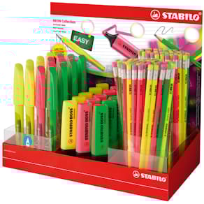 Thekendisplay STABILO 131-teilig, Neon, sortiert
