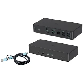 Univ dual dock 2xDP 2xHDMI 2xUSB-C 5xUSB-A GLAN 100W PD