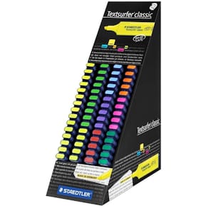 Tekstmarker STAEDTLER 364 skrå spids, assorteret, 60 stk