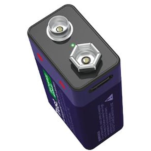 Batteri TRUST USB-C Oppladbare 9V