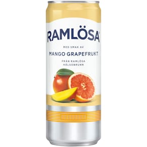 Kuldsyrevand Ramlösa Mango Grapefrugt 33 cl inkl. pant