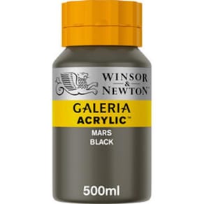 Akrylfärg Galeria Svart, 500ml