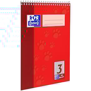 Spiralblock Oxford, A5, 40 Blatt, Lineatur 3, sortiert