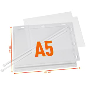 Plastf DURABLE vattentål A5 buntbfäs5/fp