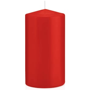 Stumpenkerze Noname, rot, 80 x 150 mm, 55 Stunden Brenndauer