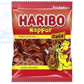Godis HARIBO Nappar Cola 80g