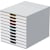 Ladeblok Durable Varicolor, 10 laden, wit meubel
