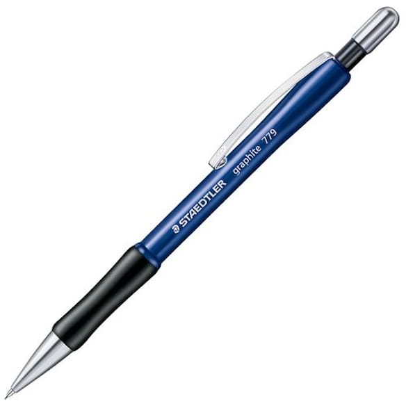 Trykkblyant STAEDTLER 0,7mm blå 10st