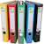 Ordner Q-CONNECT Recycolor, A4, rug 5 cm, geassorteerde kleuren