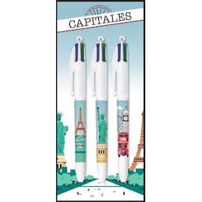 Balpen Bic 4 Colours Décor Limited Edition, medium