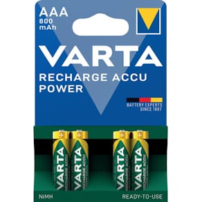 Akku VARTA Recharge Accu Power NiMH Micro AAA 4 St. 1,2 V 800 mAh